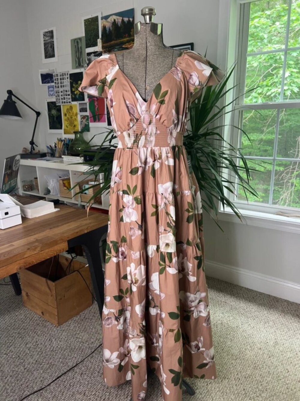 NEW Express Floral Boho Maxi Dress